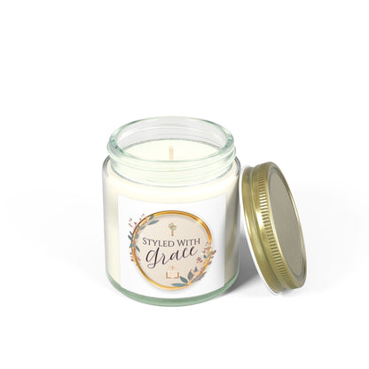 "Styled With Grace"— Coconut Apricot Soy Candle 4oz & 9oz