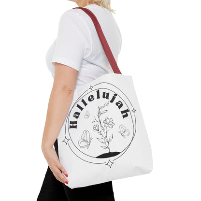 Hallelujah Tote Bag - Stylish All-Over Print for Women's Spiritual Journey