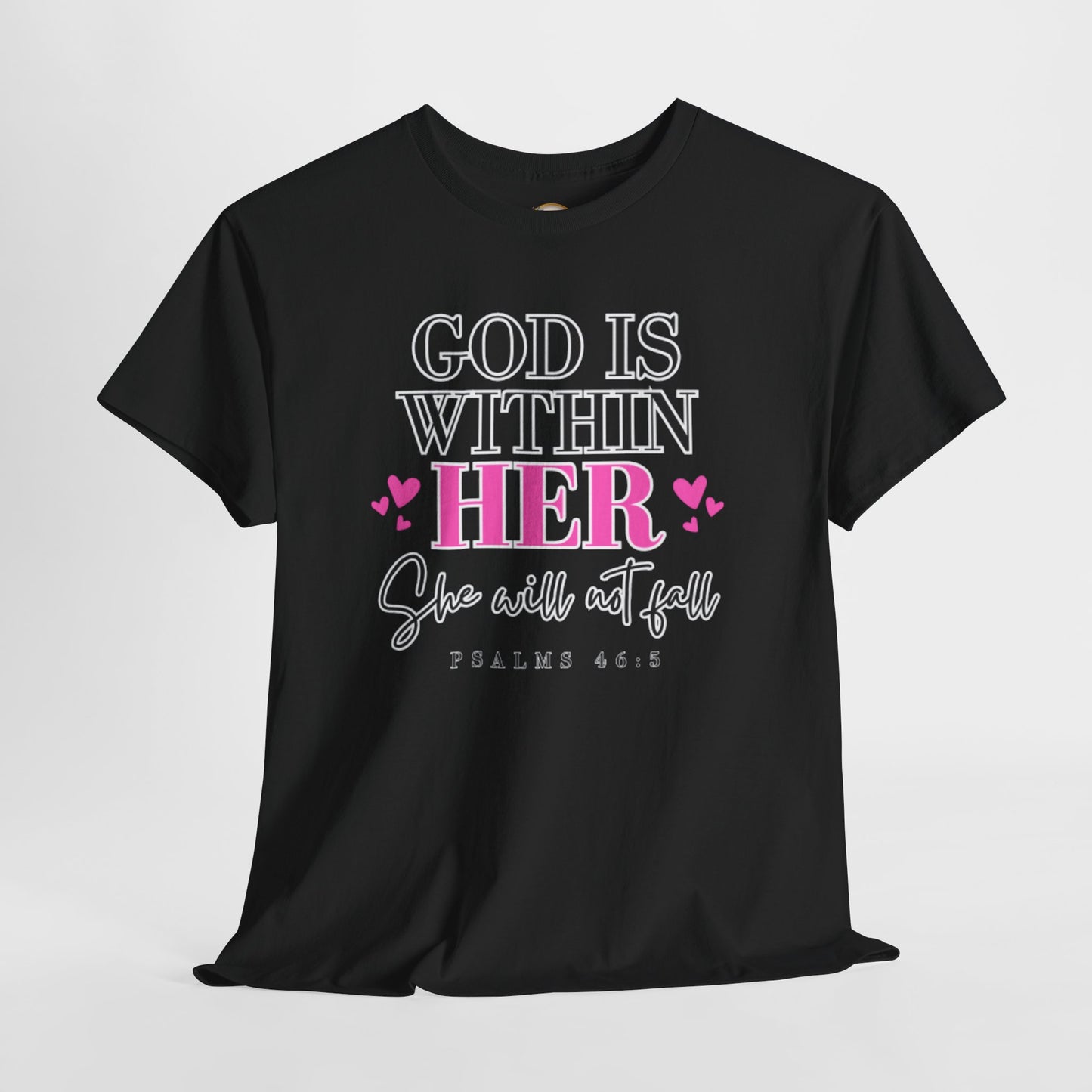 God Is Within Her Unisex Heavy Cotton Tee
