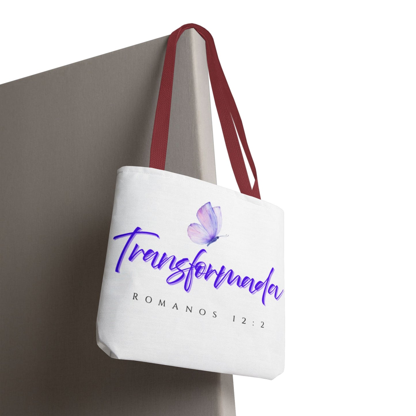 Transformada Tote Bag, Motivational Gift, Eco-Friendly Shopper, Women's Fashion, Bible Verse Accessory