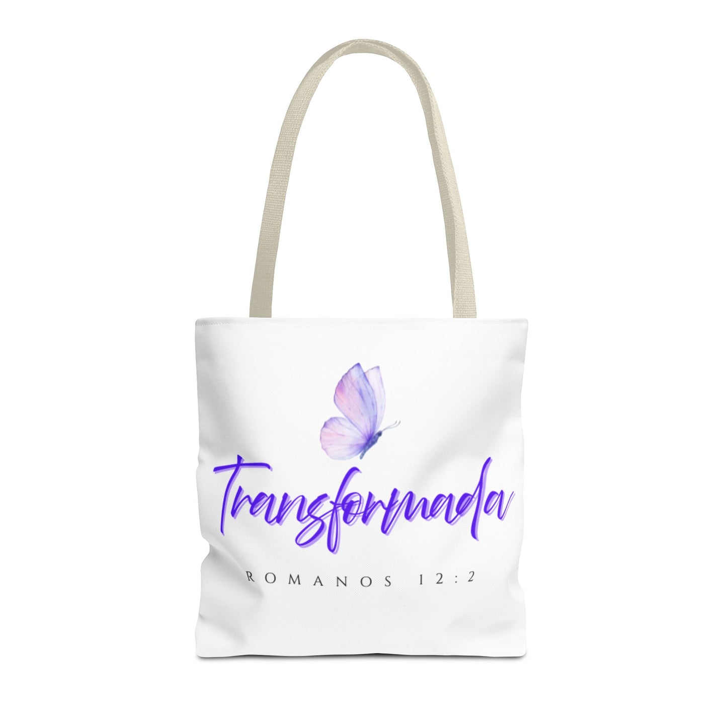 Transformada Tote Bag, Motivational Gift, Eco-Friendly Shopper, Women's Fashion, Bible Verse Accessory