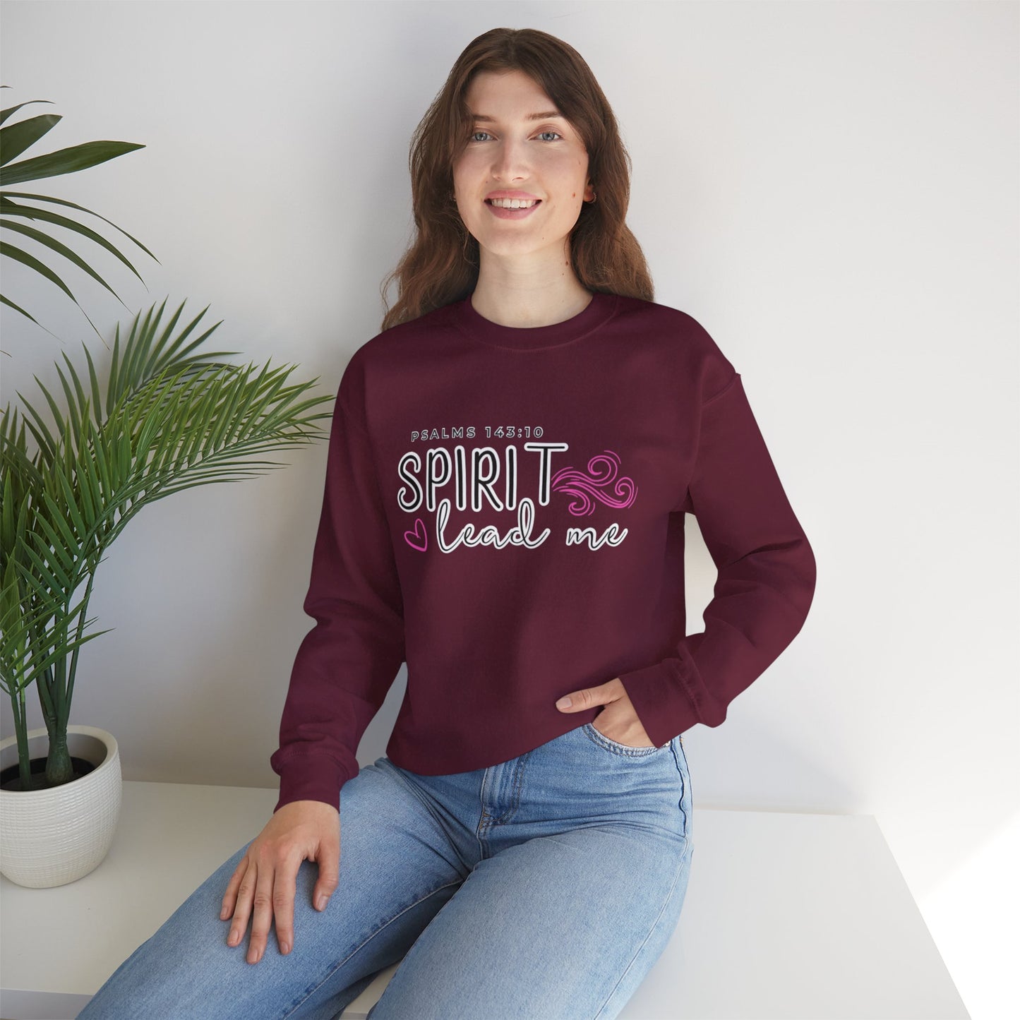 Spirit Lead Me - Inspirational Spirit Crewneck Sweatshirt