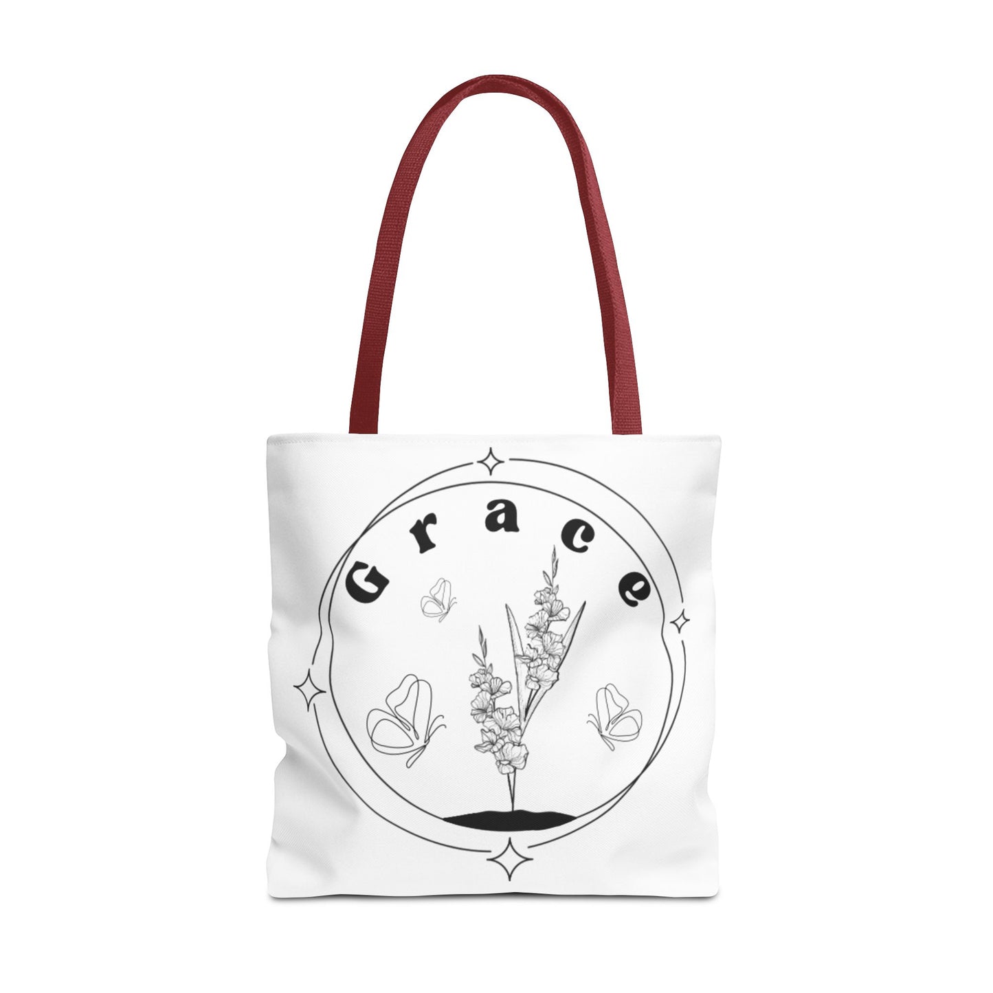 Grace Tote Bag - Stylish All-Over Print for Women's Spiritual Journey