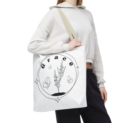 Grace Tote Bag - Stylish All-Over Print for Women's Spiritual Journey