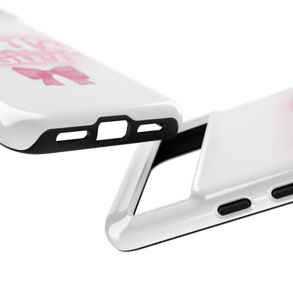 God's Girl Cute Phone Case, Pink Bow Case, Faith-Based Gifts, Christian Accessories, Birthday Present, Inspirational Jewelry