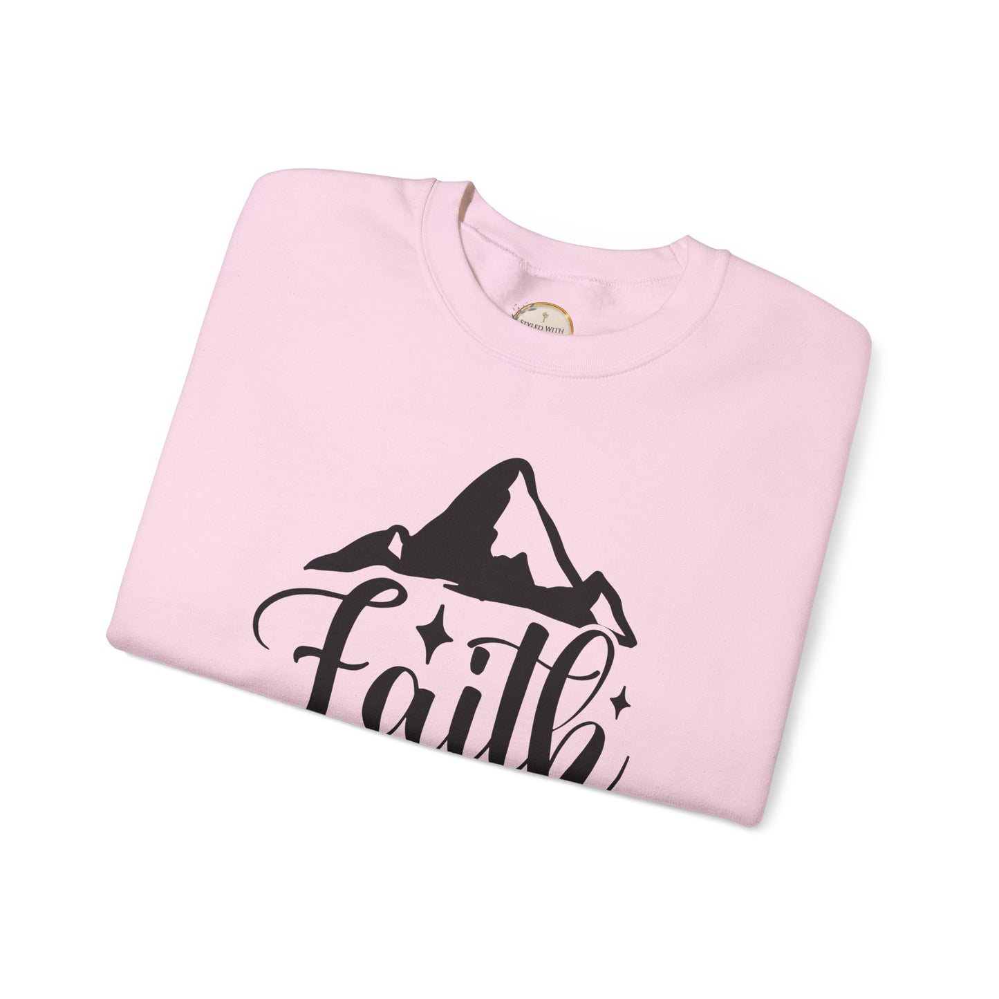 Faith Can Move Mountains Crewneck Sweatshirt