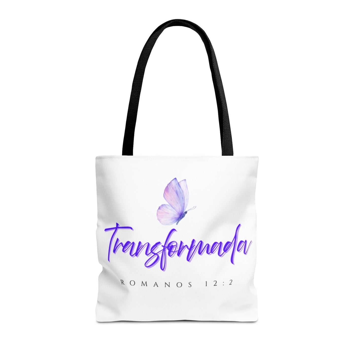 Transformada Tote Bag, Motivational Gift, Eco-Friendly Shopper, Women's Fashion, Bible Verse Accessory
