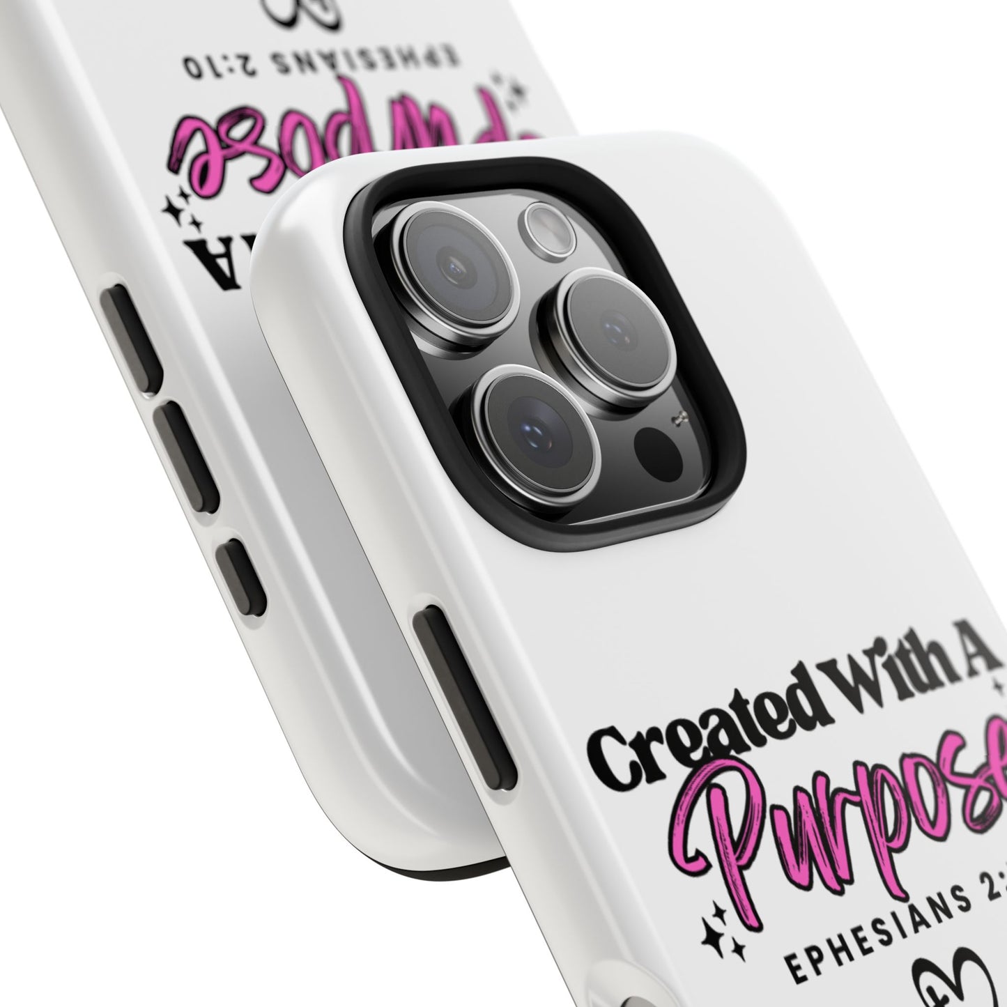 Created With A Purpose Phone Case — Ephesians 2:10 Inspirational Christian Tough Case