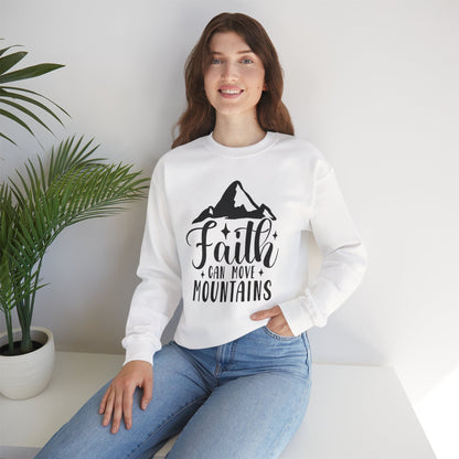 Faith Can Move Mountains Crewneck Sweatshirt