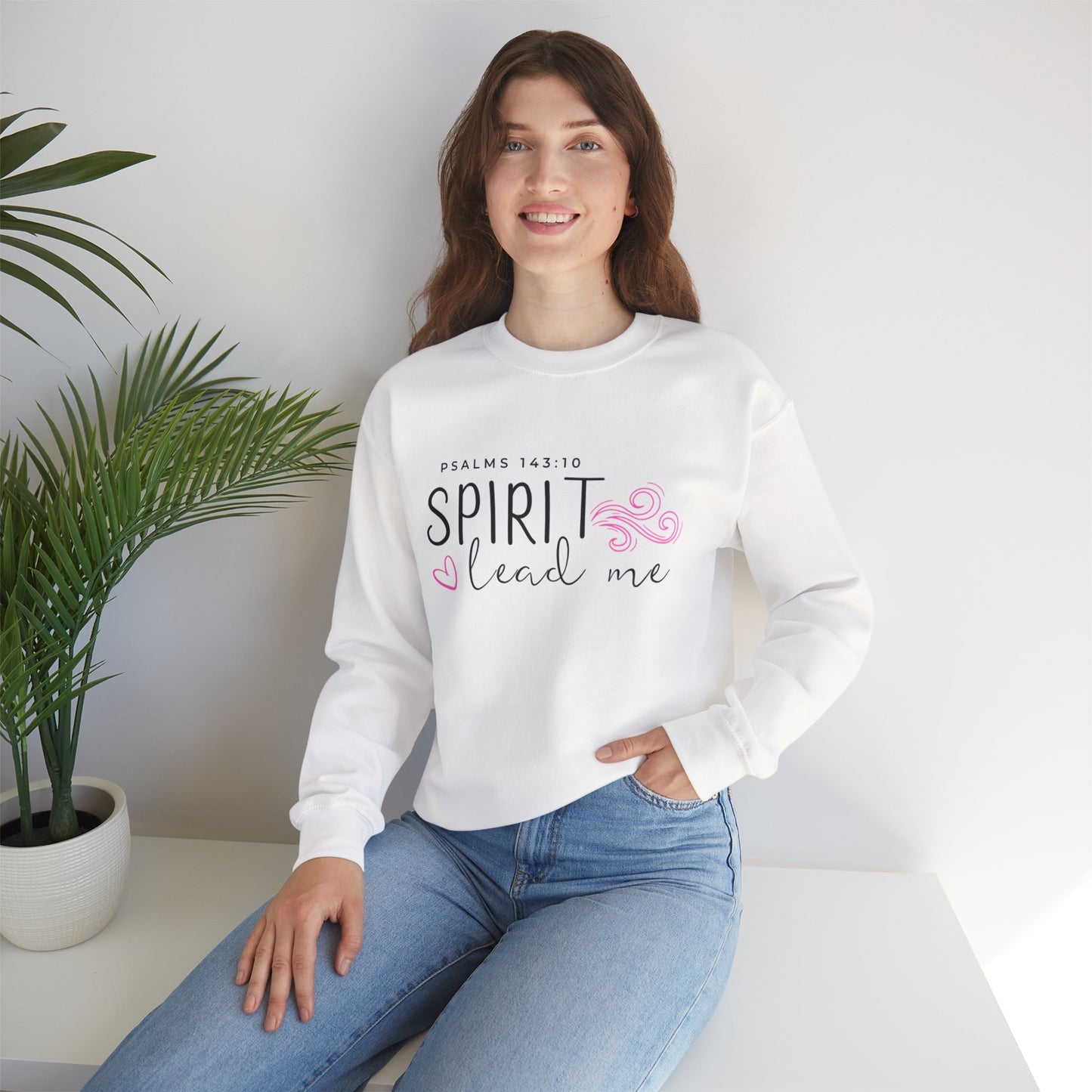 Spirit Lead Me - Inspirational Spirit Crewneck Sweatshirt