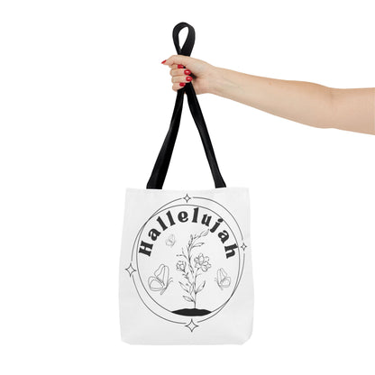 Hallelujah Tote Bag - Stylish All-Over Print for Women's Spiritual Journey