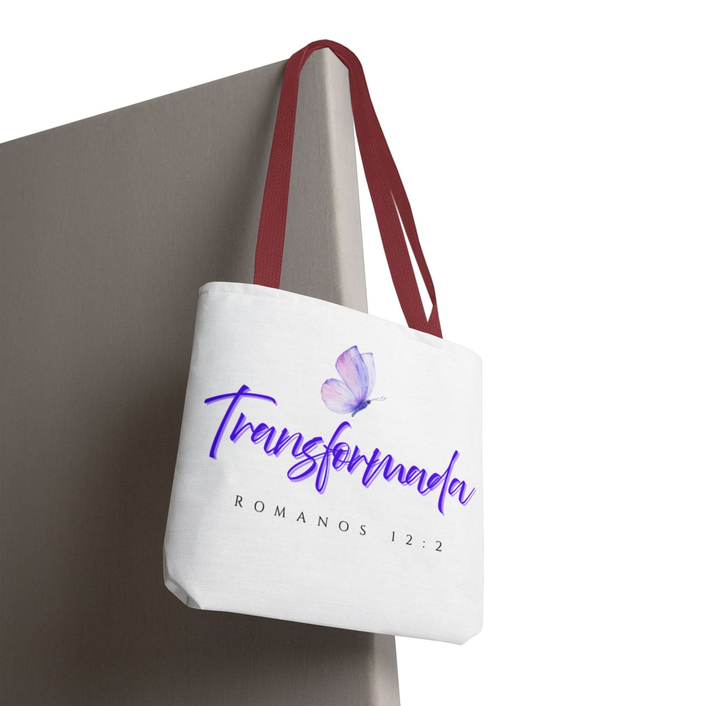 Transformada Tote Bag, Motivational Gift, Eco-Friendly Shopper, Women's Fashion, Bible Verse Accessory