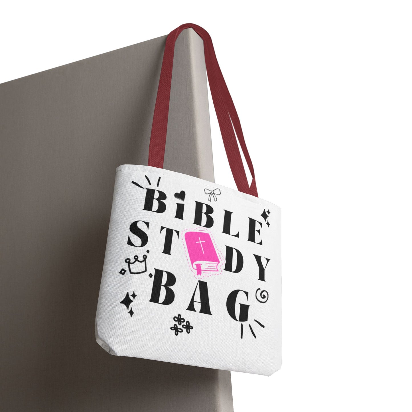 Bible Study Tote Bag - Stylish All-Over Print for Women's Spiritual Journey