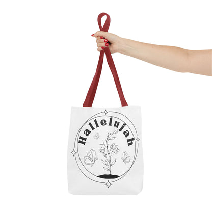 Hallelujah Tote Bag - Stylish All-Over Print for Women's Spiritual Journey