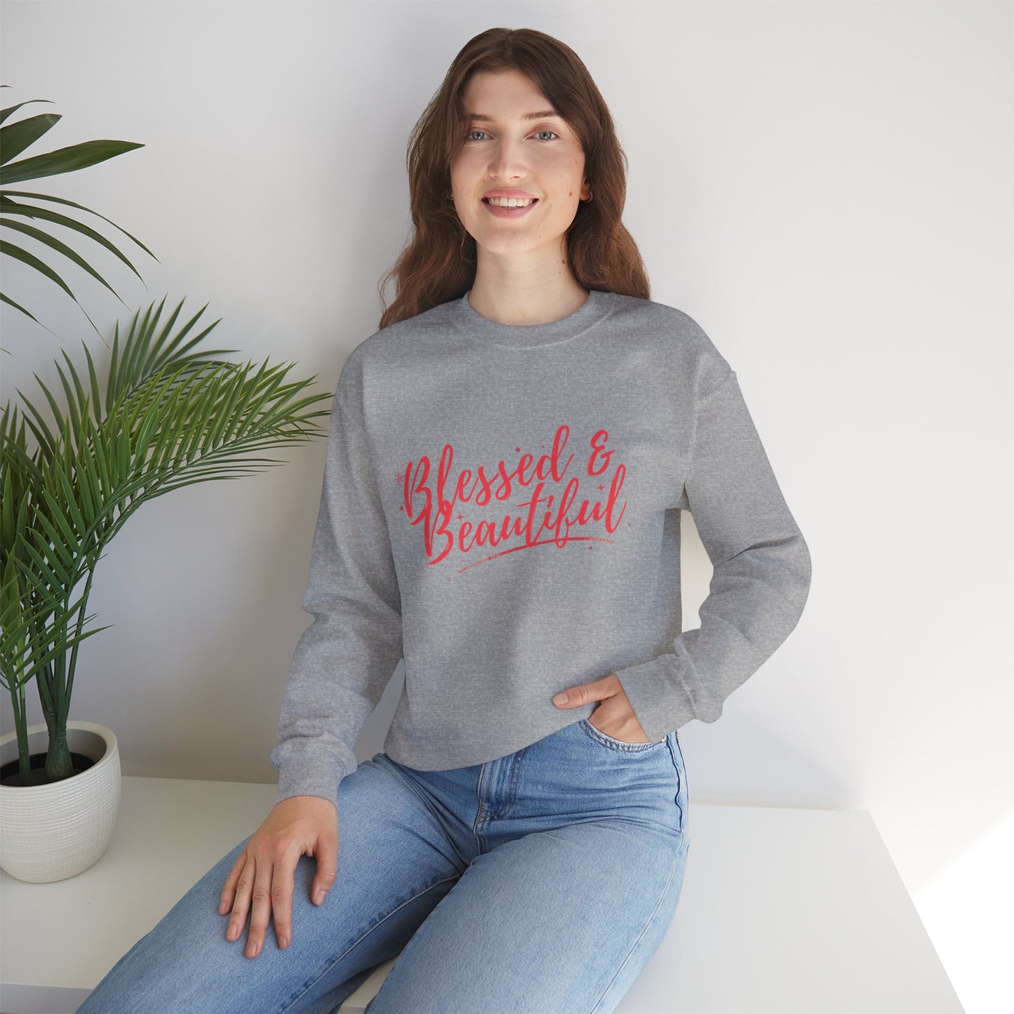 Blessed & Beautiful Crewneck Sweatshirt