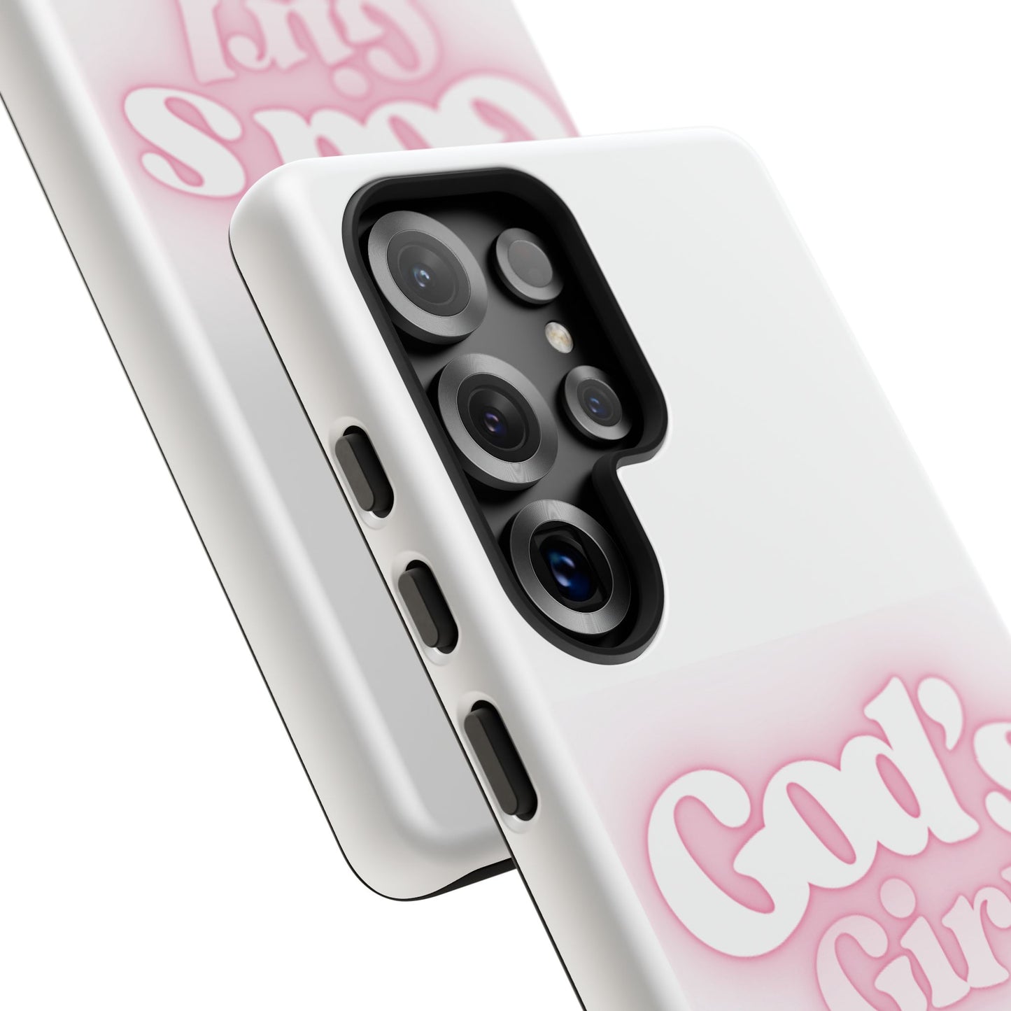 God's Girl Cute Phone Case, Pink Bow Case, Faith-Based Gifts, Christian Accessories, Birthday Present, Inspirational Jewelry