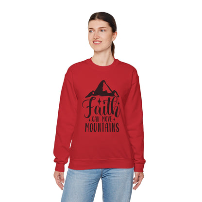 Faith Can Move Mountains Crewneck Sweatshirt