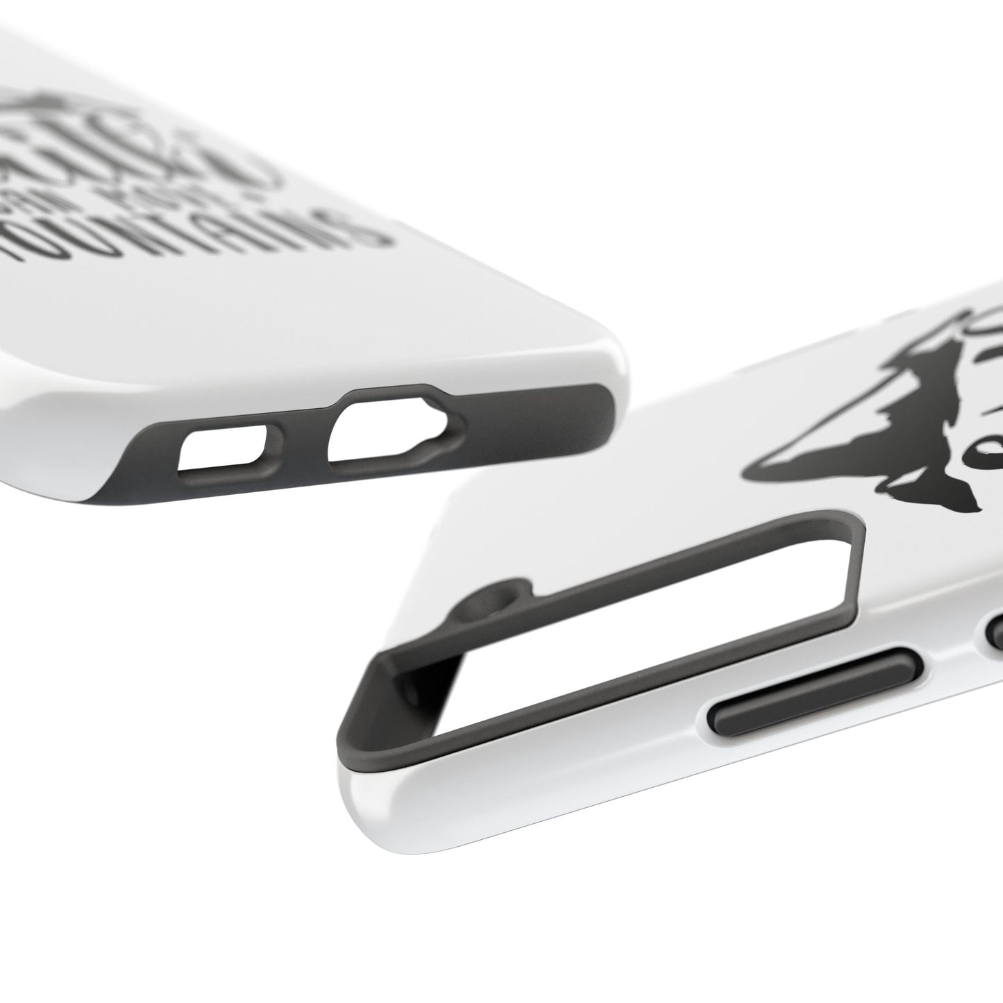 Inspirational Tough Phone Cases - 'Faith Can Move Mountains' Design