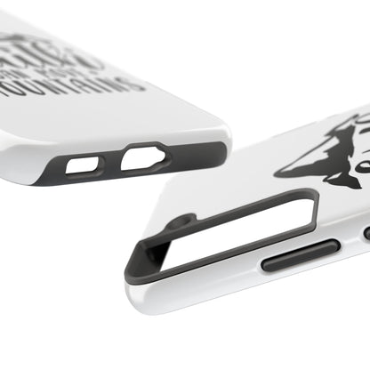 Inspirational Tough Phone Cases - 'Faith Can Move Mountains' Design