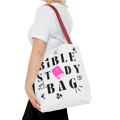 Bible Study Tote Bag - Stylish All-Over Print for Women's Spiritual Journey