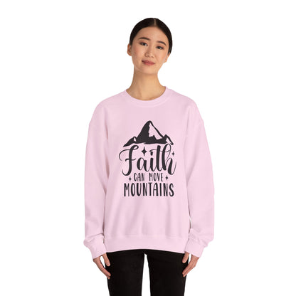 Faith Can Move Mountains Crewneck Sweatshirt