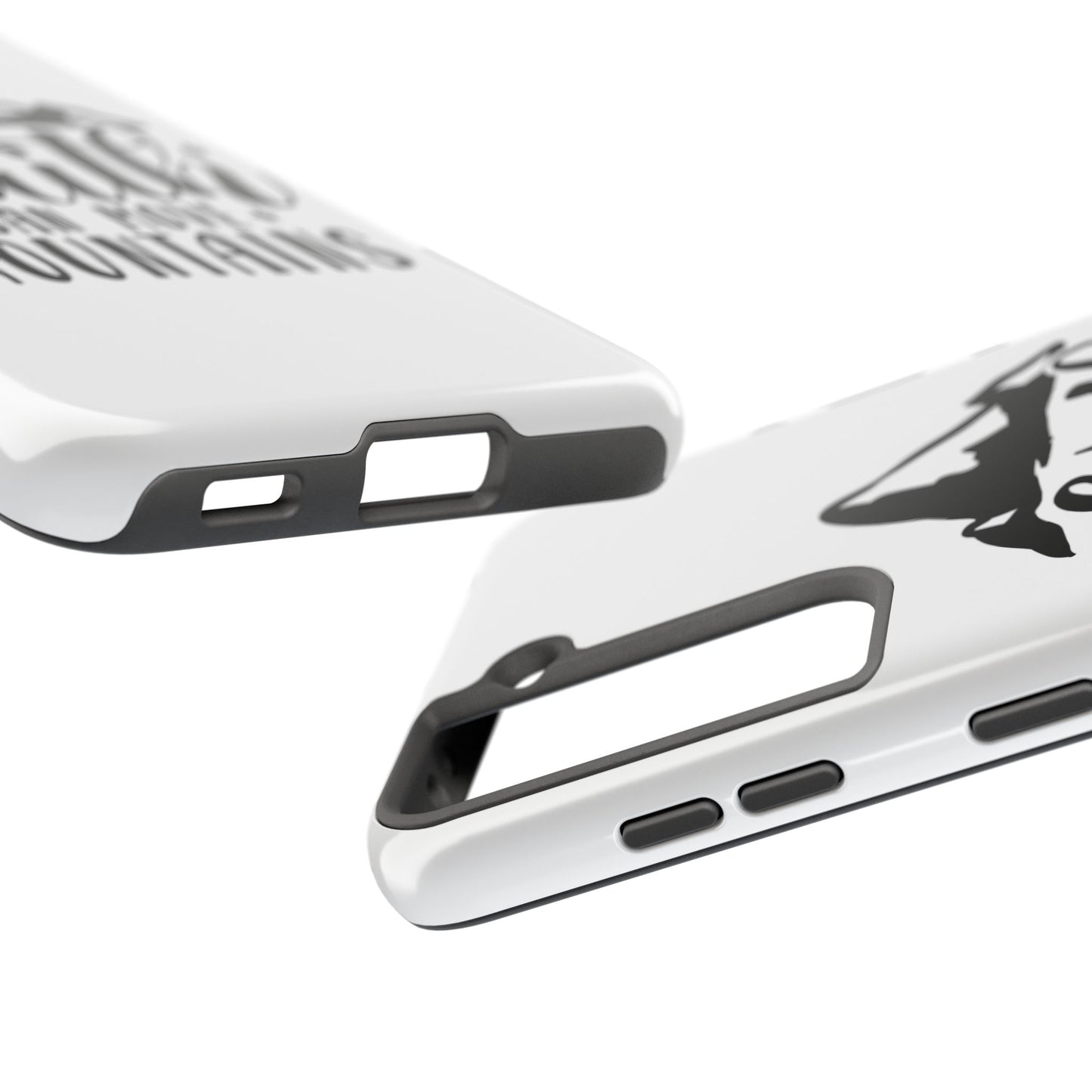 Inspirational Tough Phone Cases - 'Faith Can Move Mountains' Design