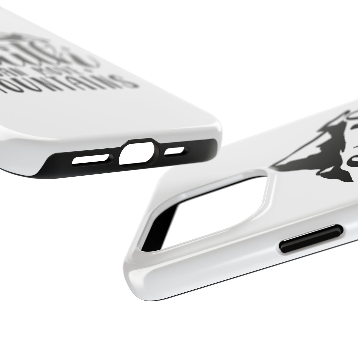 Inspirational Tough Phone Cases - 'Faith Can Move Mountains' Design