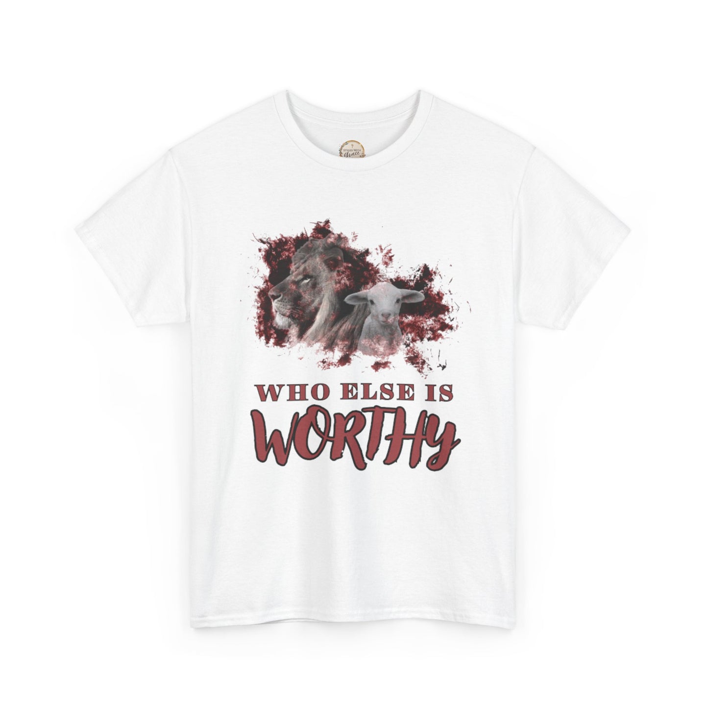 Who Else Is Worthy Tee, Inspirational T-Shirt for Faith, Meaningful Gift, Christian Apparel, Casual Wear, Spiritual Clothing
