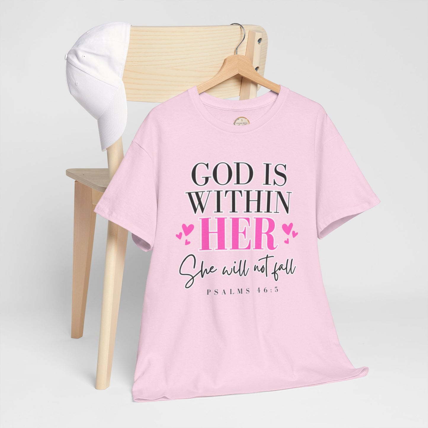 God Is Within Her Unisex Heavy Cotton Tee