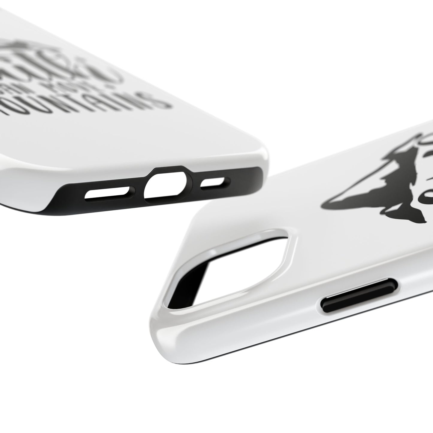 Inspirational Tough Phone Cases - 'Faith Can Move Mountains' Design