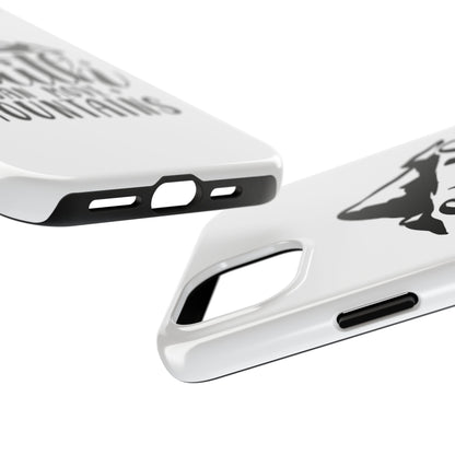 Inspirational Tough Phone Cases - 'Faith Can Move Mountains' Design