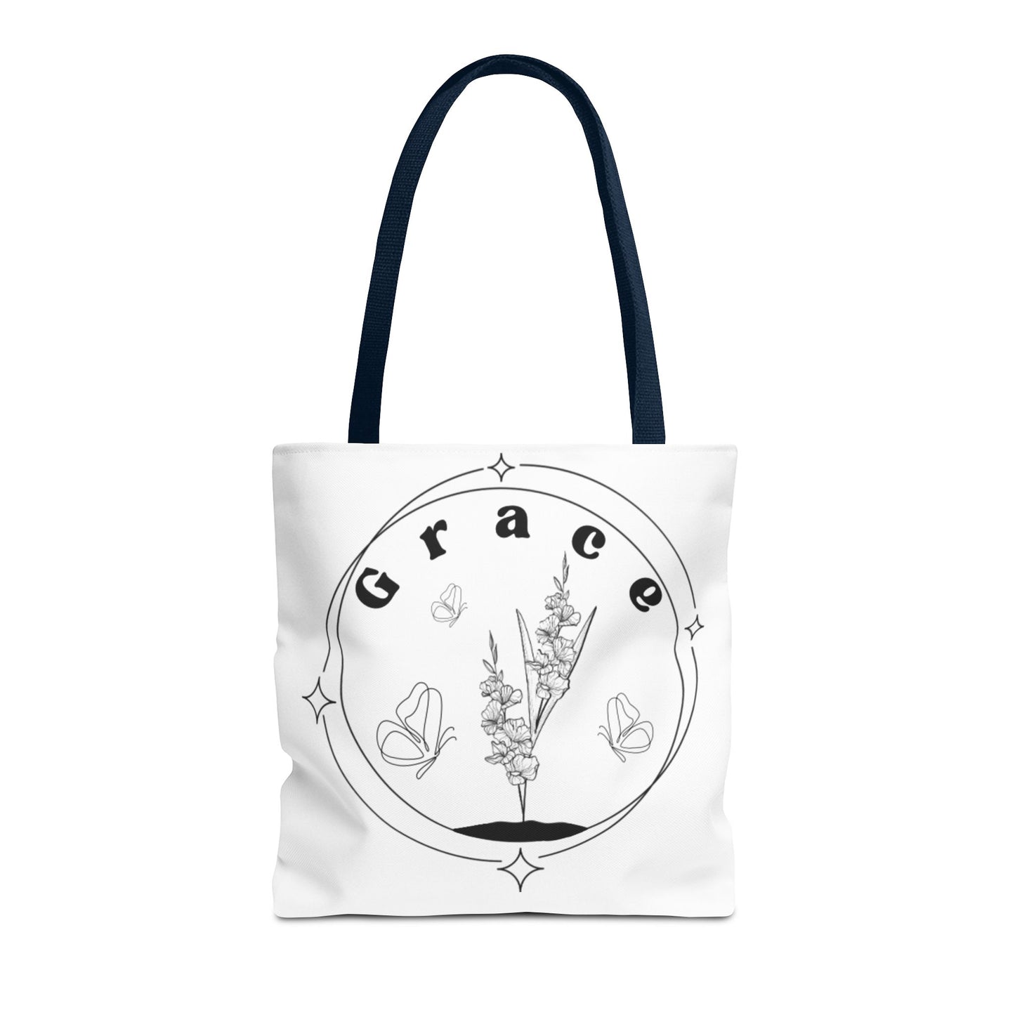 Grace Tote Bag - Stylish All-Over Print for Women's Spiritual Journey