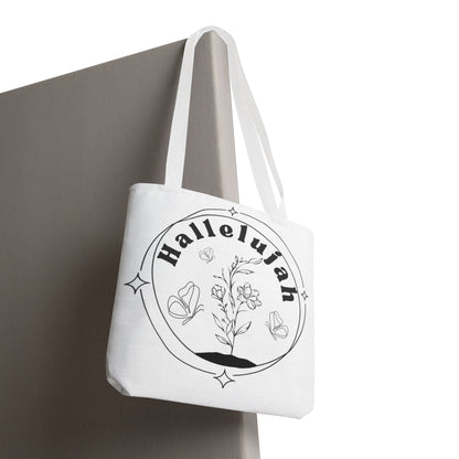 Hallelujah Tote Bag - Stylish All-Over Print for Women's Spiritual Journey
