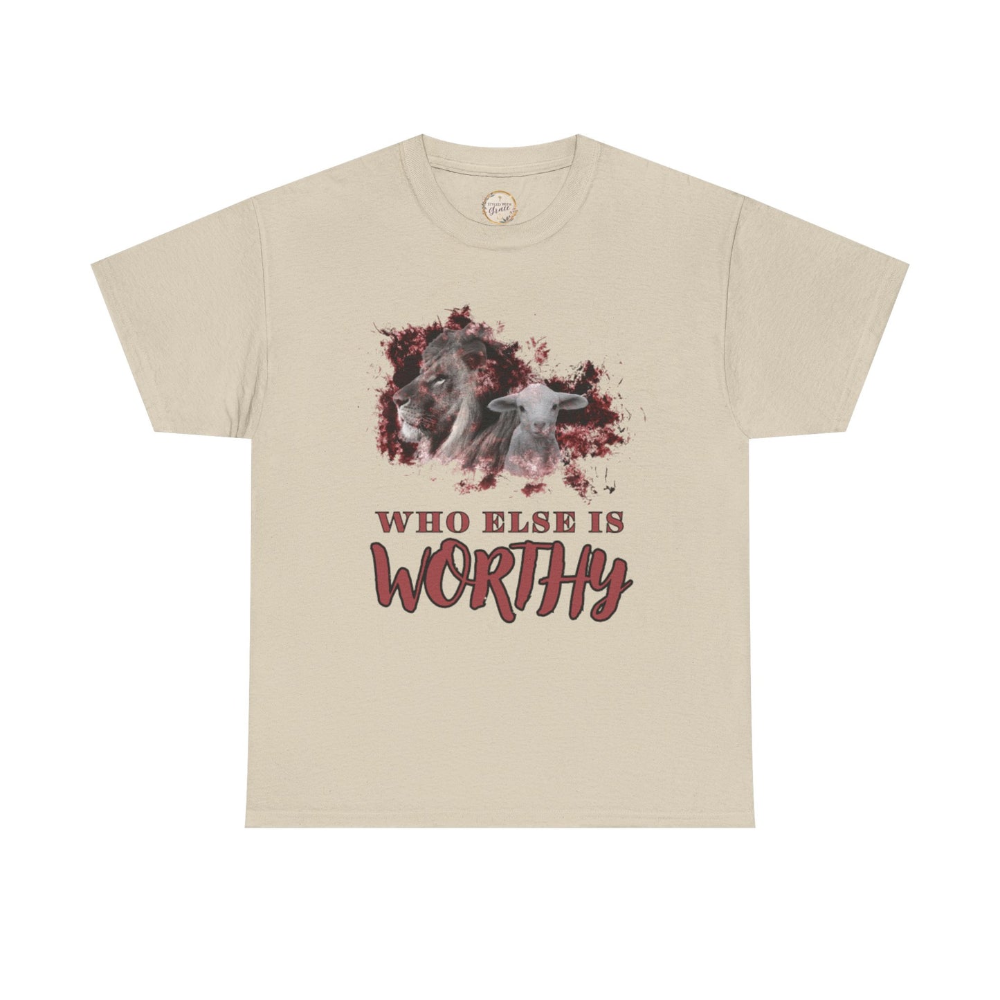 Who Else Is Worthy Tee, Inspirational T-Shirt for Faith, Meaningful Gift, Christian Apparel, Casual Wear, Spiritual Clothing