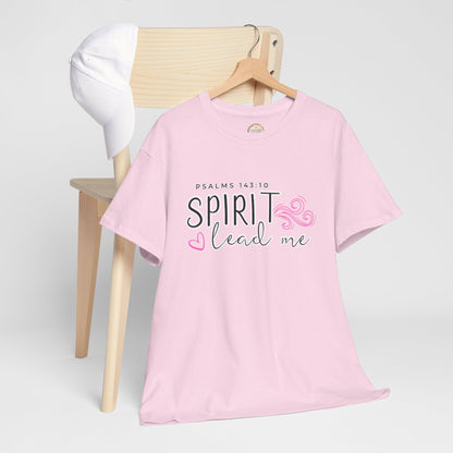Psalms 143:10 Spirit Lead Me Unisex Heavy Cotton Tee