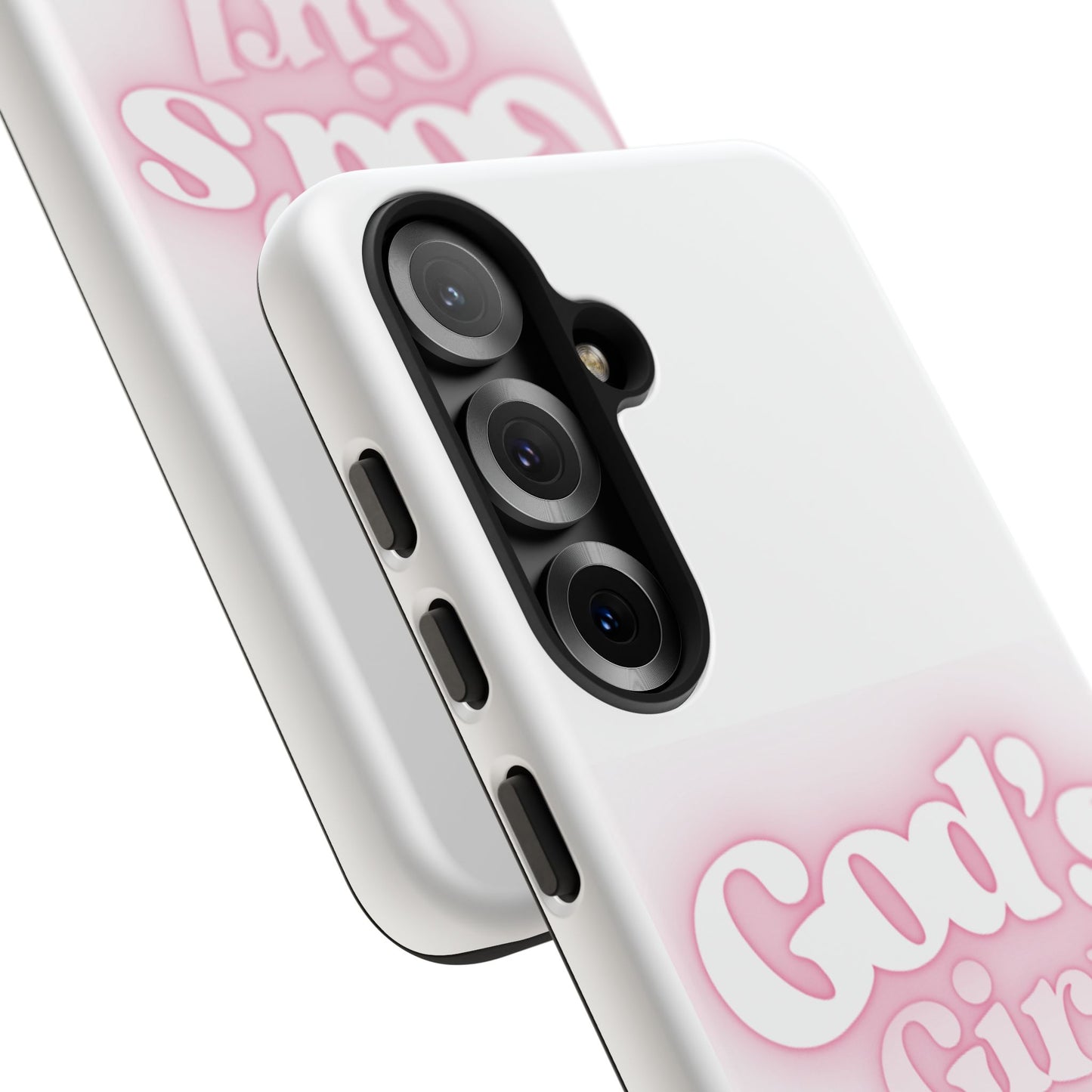 God's Girl Cute Phone Case, Pink Bow Case, Faith-Based Gifts, Christian Accessories, Birthday Present, Inspirational Jewelry