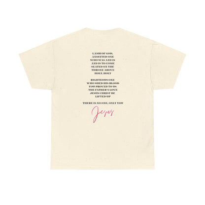 Who Else Is Worthy Tee, Inspirational T-Shirt for Faith, Meaningful Gift, Christian Apparel, Casual Wear, Spiritual Clothing