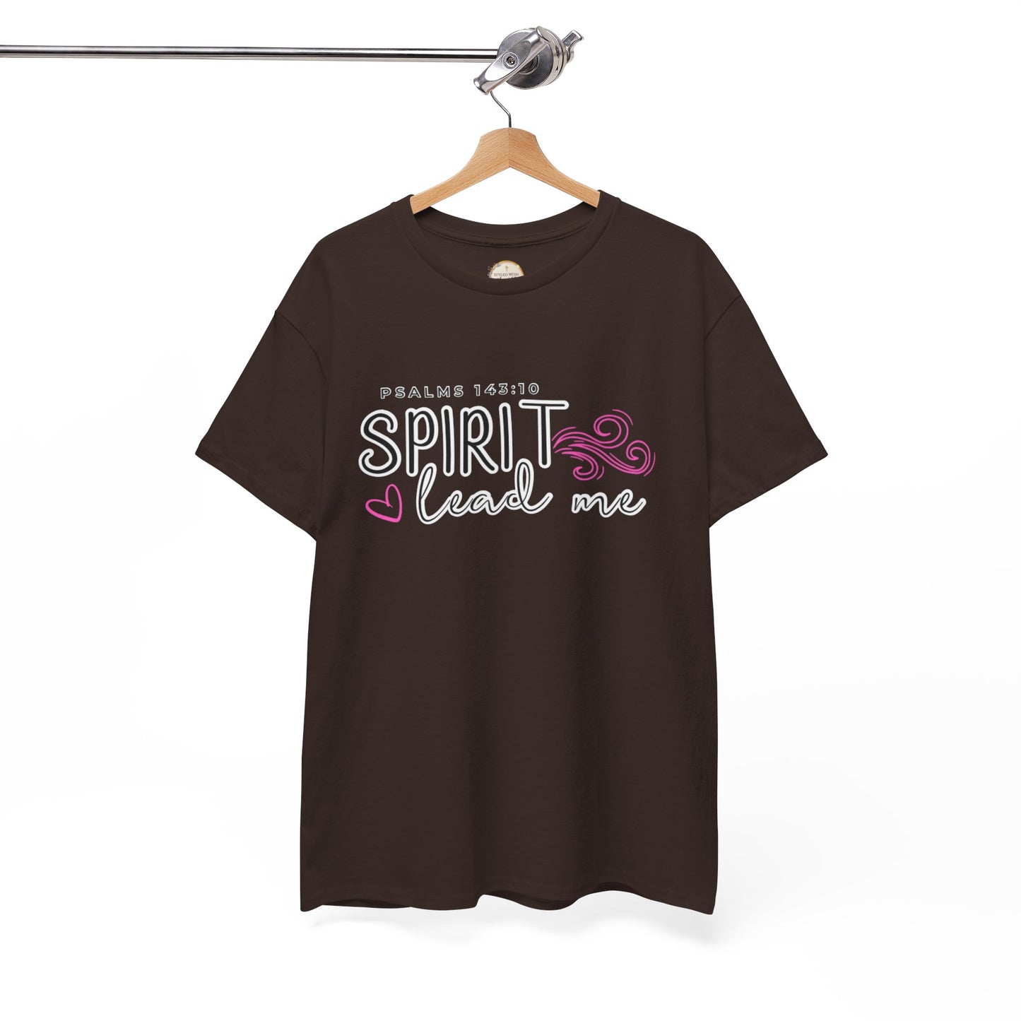 Psalms 143:10 Spirit Lead Me Unisex Heavy Cotton Tee