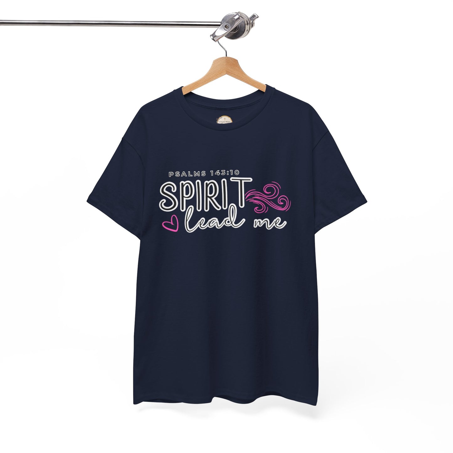 Psalms 143:10 Spirit Lead Me Unisex Heavy Cotton Tee