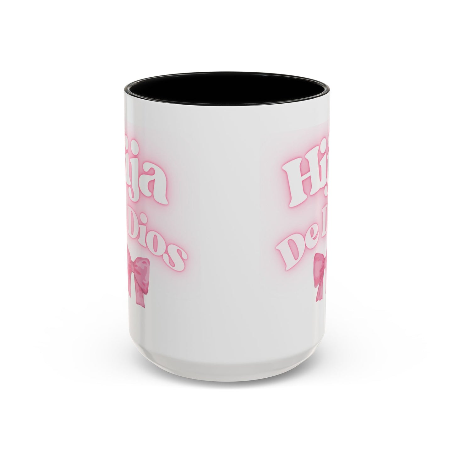 Hija De Dios Accent Coffee Mug - Perfect Gift for Moms, Inspirational Drinkware, Birthday, Faith Celebration, Unique Coffee Cup