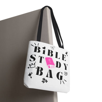 Bible Study Tote Bag - Stylish All-Over Print for Women's Spiritual Journey