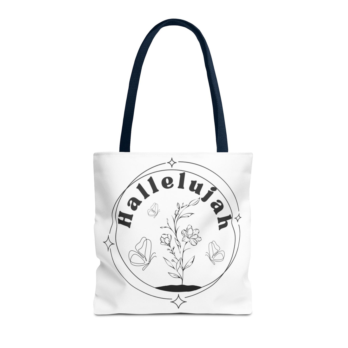Hallelujah Tote Bag - Stylish All-Over Print for Women's Spiritual Journey