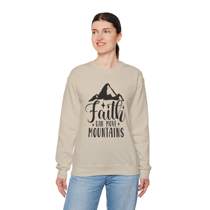 Faith Can Move Mountains Crewneck Sweatshirt