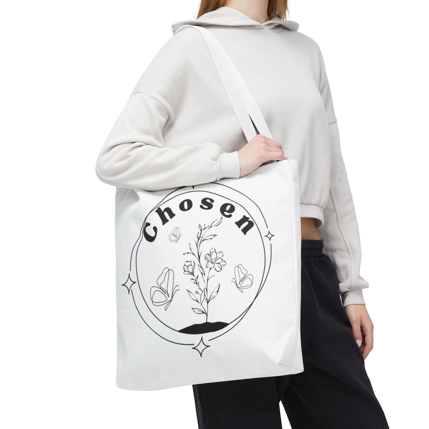 Chosen Floral Tote Bag – Empowerment + Style