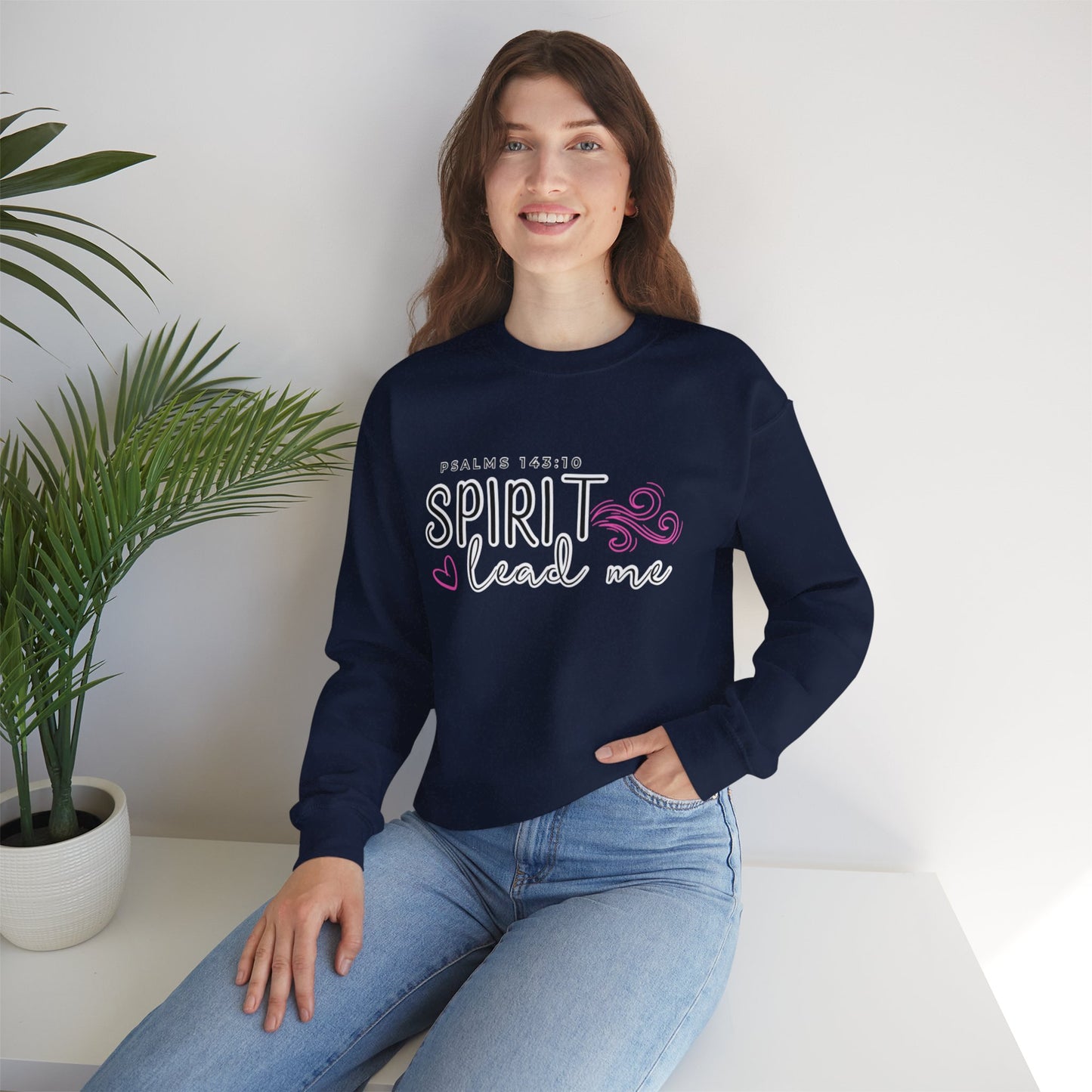 Spirit Lead Me - Inspirational Spirit Crewneck Sweatshirt