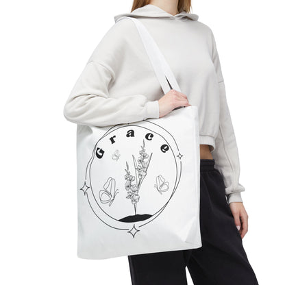 Grace Tote Bag - Stylish All-Over Print for Women's Spiritual Journey