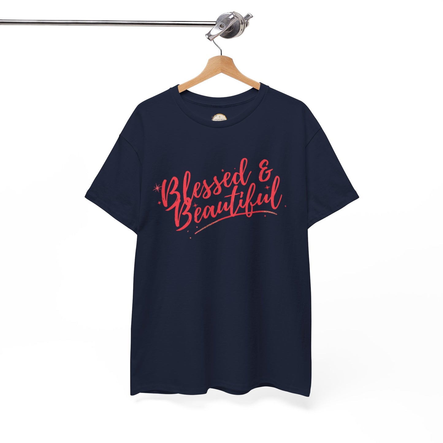 Blessed & Beautiful Unisex Heavy Cotton Tee - Inspirational Casual Wear