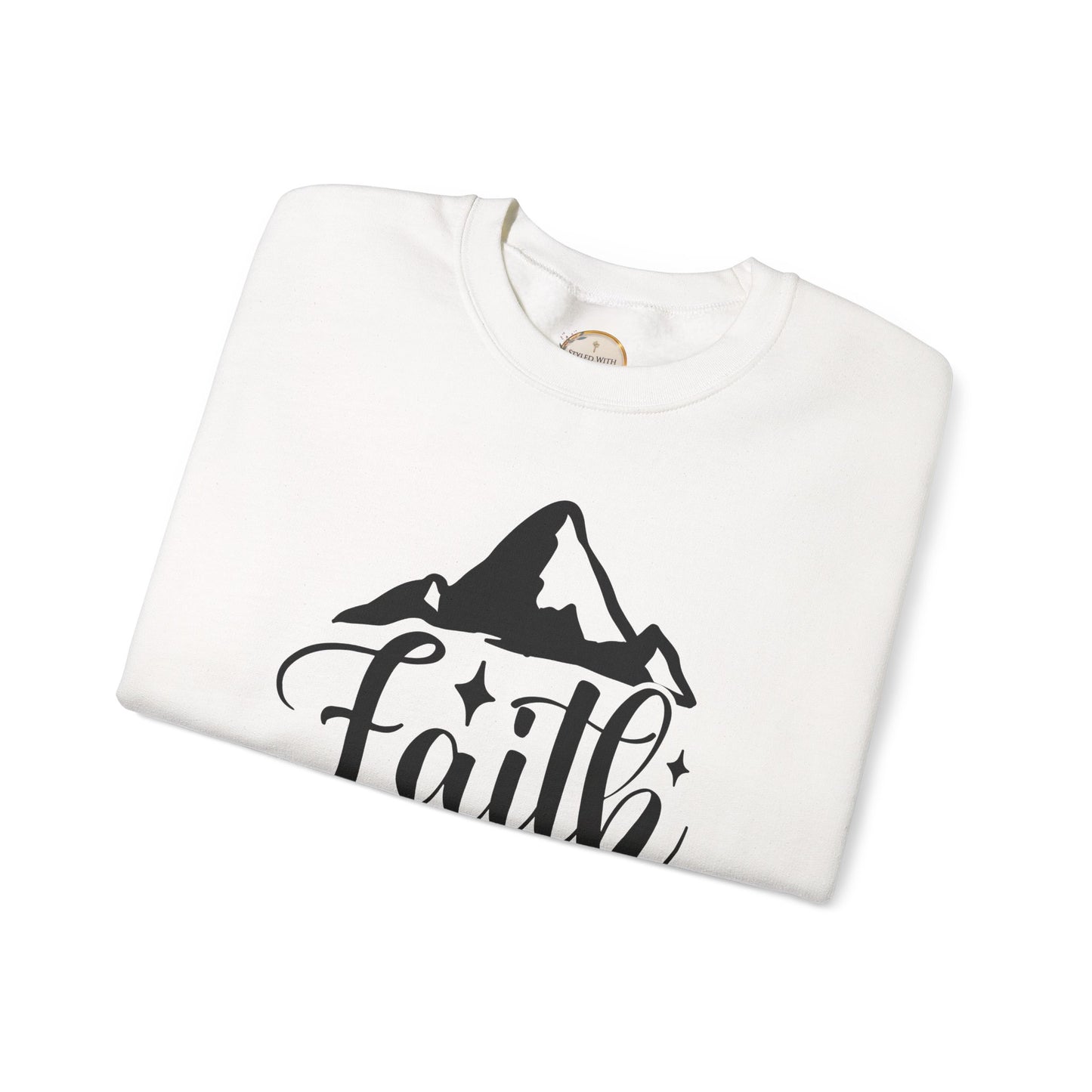 Faith Can Move Mountains Crewneck Sweatshirt