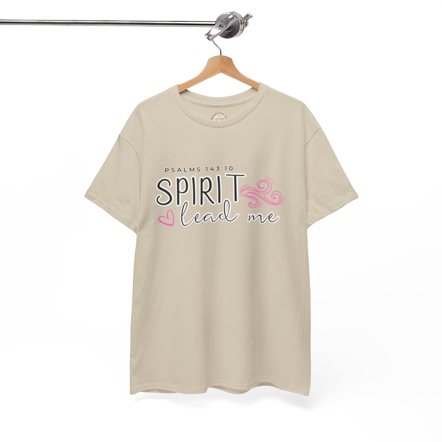 Psalms 143:10 Spirit Lead Me Unisex Heavy Cotton Tee