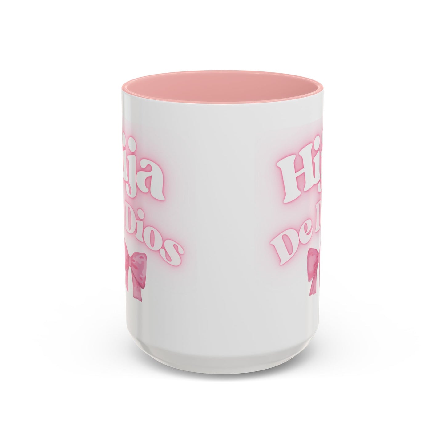 Hija De Dios Accent Coffee Mug - Perfect Gift for Moms, Inspirational Drinkware, Birthday, Faith Celebration, Unique Coffee Cup